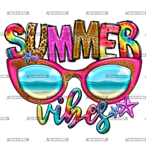 Summer Vibes Goggles  DTF Transfer