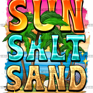 Sun Salt Sand DTF Transfer