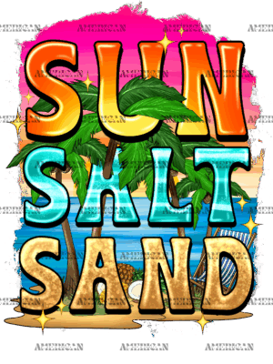 Sun Salt Sand DTF Transfer