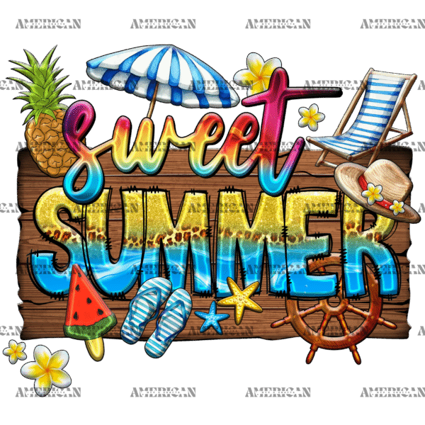 Sweet Summer-2 DTF Transfer
