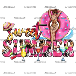 Sweet Summer Donut DTF Transfer