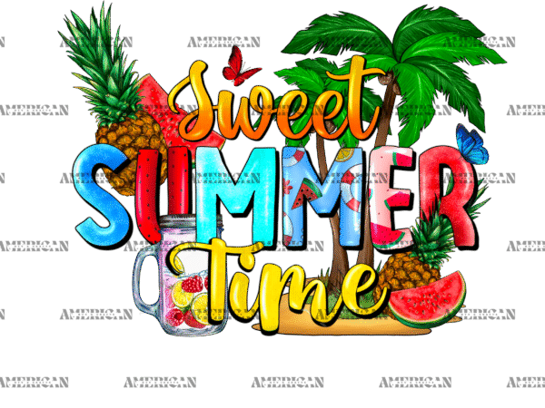 Sweet Summer Time-1 DTF Transfer