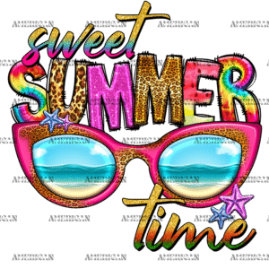 Sweet Summer Time Goggles DTF Transfer