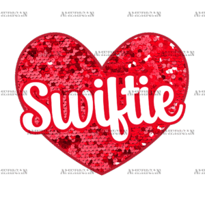 Swiftie Heart DTF Transfer