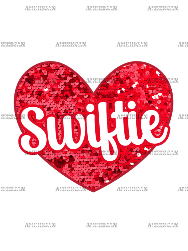 Swiftie Heart DTF Transfer