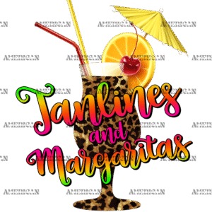 Tanlines And Margaritas DTF Transfer