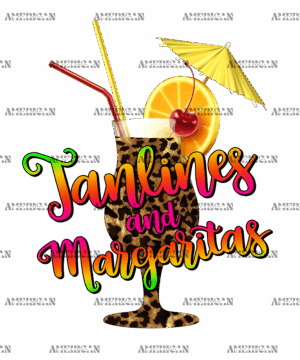 Tanlines And Margaritas DTF Transfer