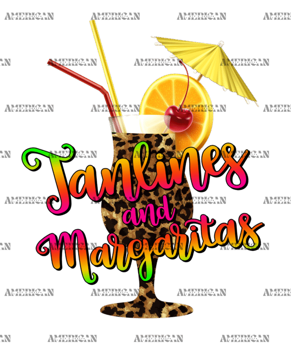 Tanlines And Margaritas DTF Transfer