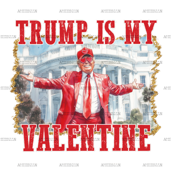 Trump Is My Valentine DTF Transfer