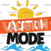 Vacation Mode-1 DTF Transfer