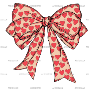 Valentine Bow-11 DTF Transfer