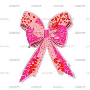 Valentine Bow-12 DTF Transfer