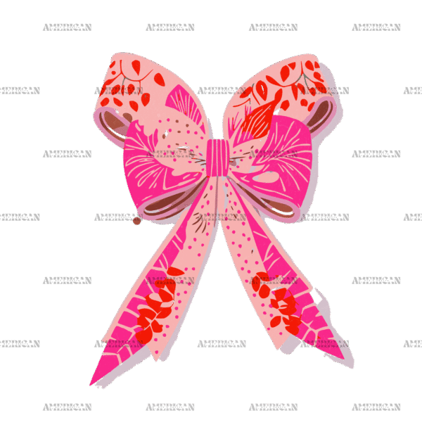 Valentine Bow-12 DTF Transfer