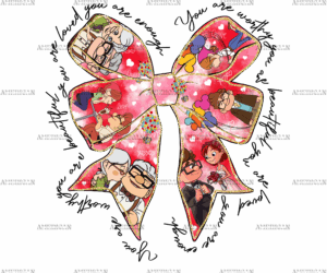 Valentine Bow-13 DTF Transfer