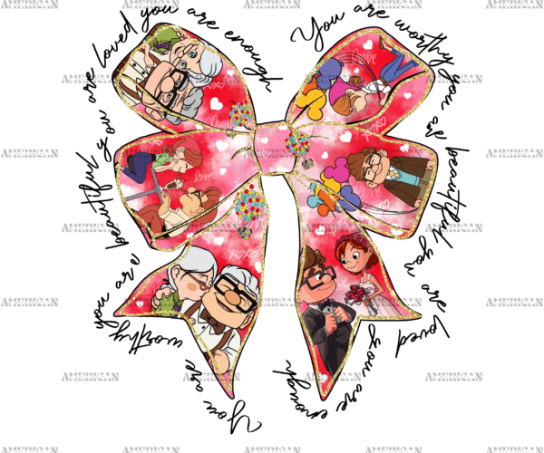 Valentine Bow-13 DTF Transfer