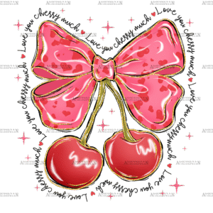 Valentine Bow-14 DTF Transfer