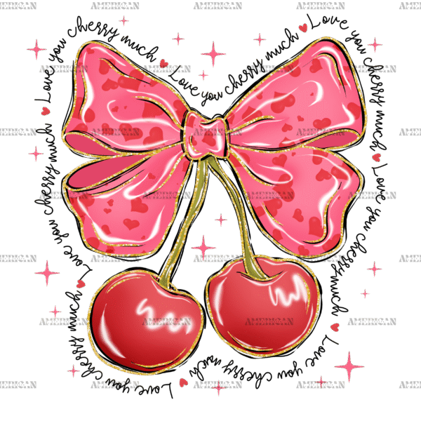 Valentine Bow-14 DTF Transfer
