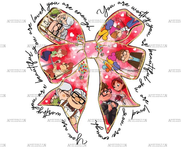 Valentine Bow-15 DTF Transfer