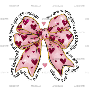 Valentine Bow-16 DTF Transfer