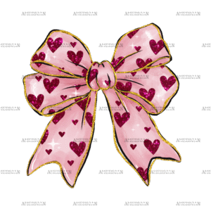 Valentine Bow-17 DTF Transfer