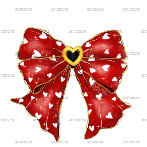 Valentine Bow-18 DTF Transfer
