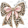 Valentine Bow-22 DTF Transfer