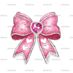 Valentine Bow-3 DTF Transfer