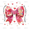 Valentine Bow-5 DTF Transfer