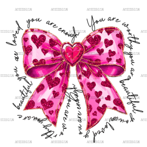 Valentine Bow-6 DTF Transfer