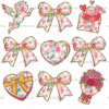 Valentine Bows-3 DTF Transfer