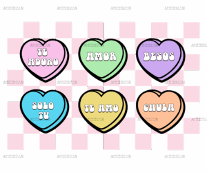 Valentine Candies DTF Transfer