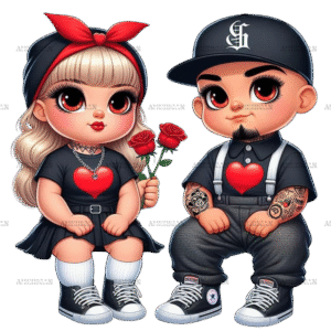 Valentine Couple-1 DTF Transfer