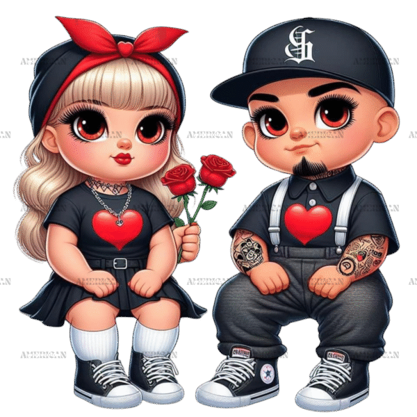 Valentine Couple-1 DTF Transfer