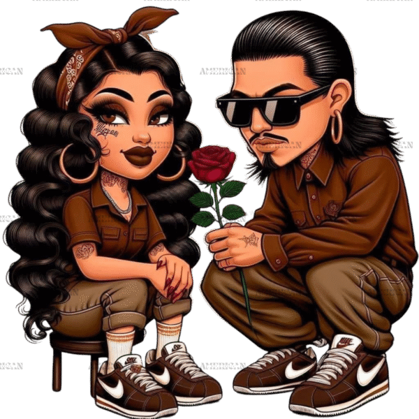 Valentine Couple-5 DTF Transfer