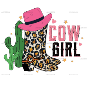 Valentine Cowgirl-2 DTF Transfer