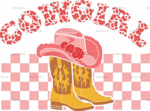Valentine Cowgirl-3 DTF Transfer