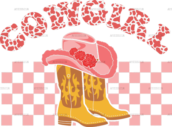 Valentine Cowgirl-3 DTF Transfer