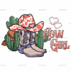 Valentine Cowgirl-4 DTF Transfer