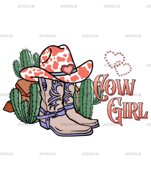Valentine Cowgirl-4 DTF Transfer