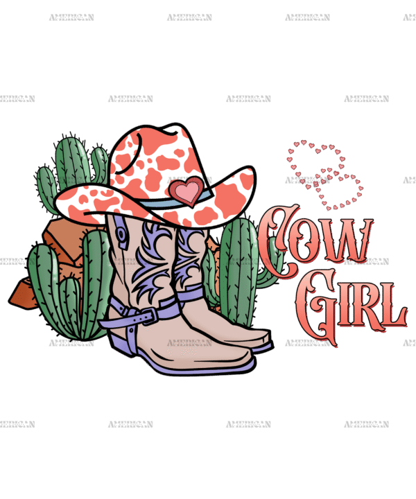 Valentine Cowgirl-4 DTF Transfer