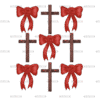 Valentine Cross Bows DTF Transfer