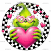 Valentine Grinch DTF Transfer