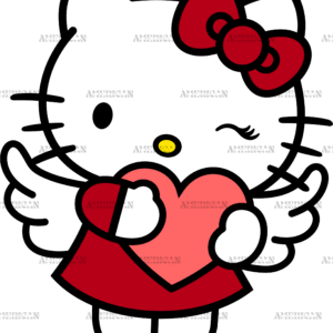 Valentine Kitty-6 DTF Transfer