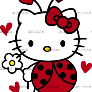 Valentine Kitty-7 DTF Transfer