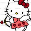 Valentine Kitty-8 DTF Transfer