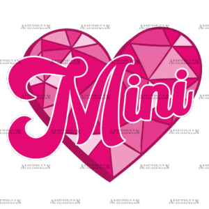 Valentine Mini Pink DTF Transfer