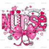 Valentine Nurse Bow-1 DTF Transfer