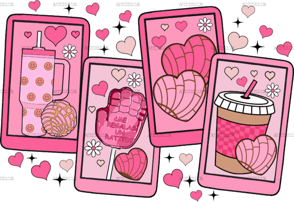 Valentine Pan Dulce DTF Transfer