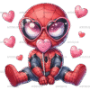 Valentine Spider DTF Transfer