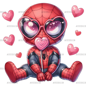 Valentine Spider DTF Transfer